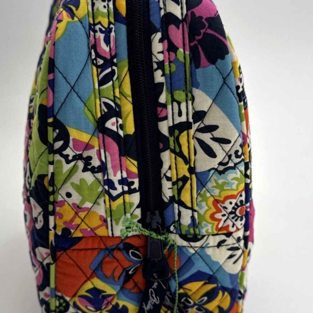 Vera Bradley Lunch Bunch Bag Insulated Lunchbox Snack Pockets Rio Colorful NEW - Picture 7 of 11